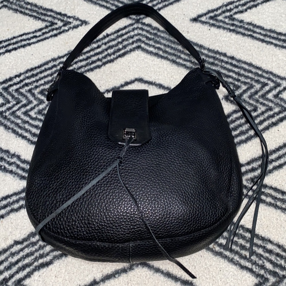 Rebecca Minkoff Black Darren Hobo Bag Purse